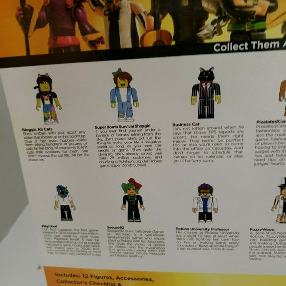 New ROBLOX Celebrity Collection Series 1 Exclusive 12 Figures 18 pc Shopgirl Cat - Picture 9 of 12